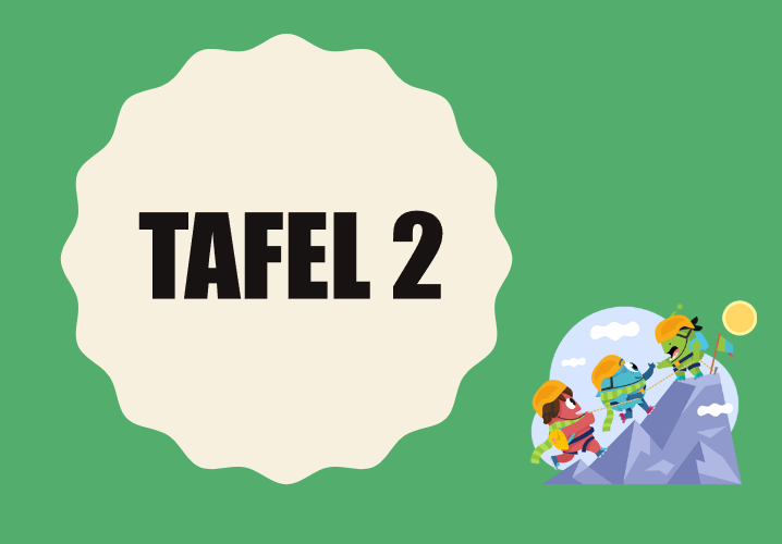de tafel van 2