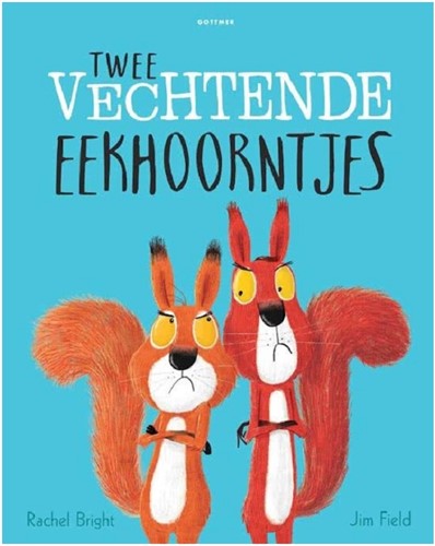 Thema twee vechtende eekhoorntjes