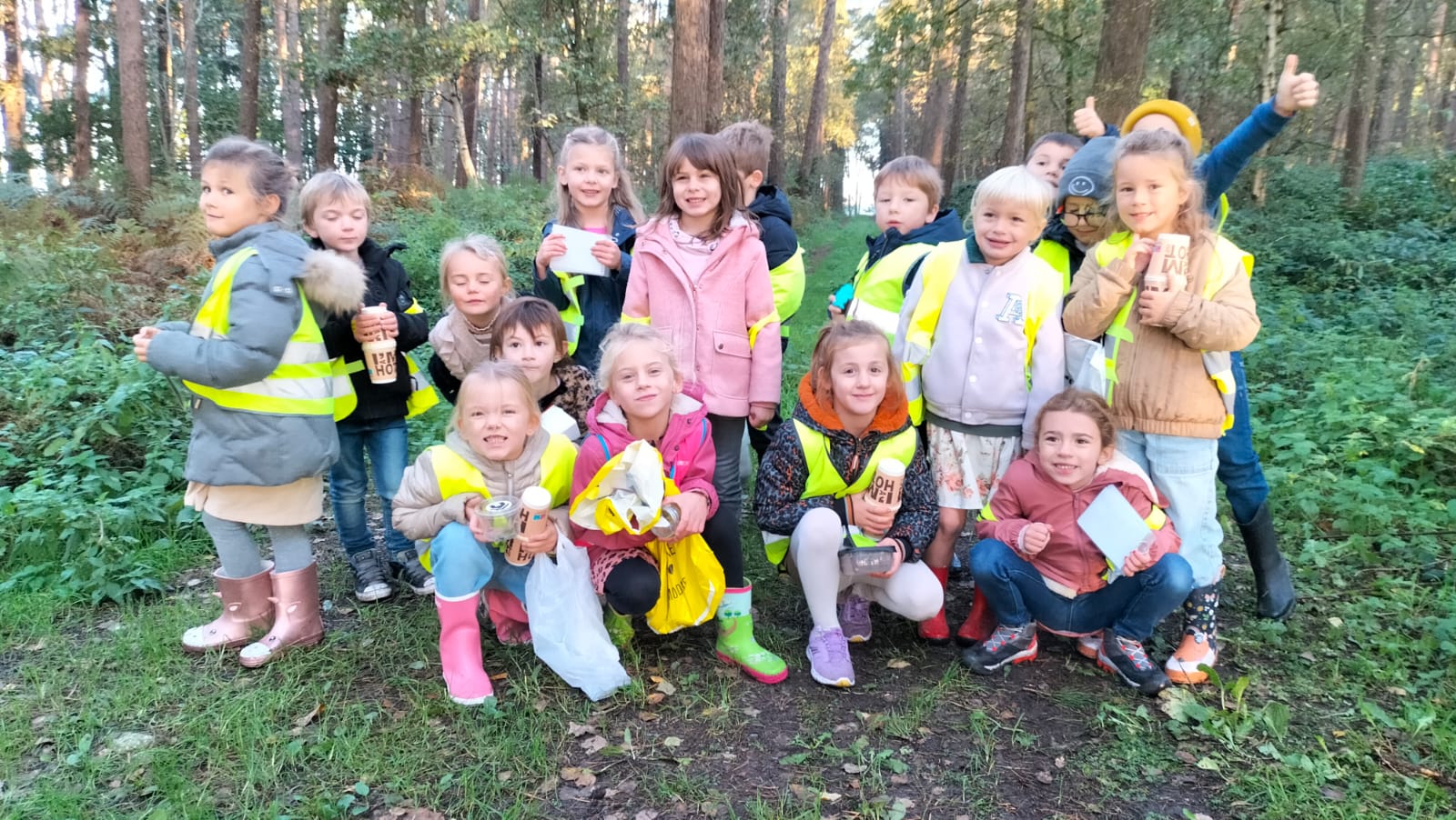 naar het bos!
