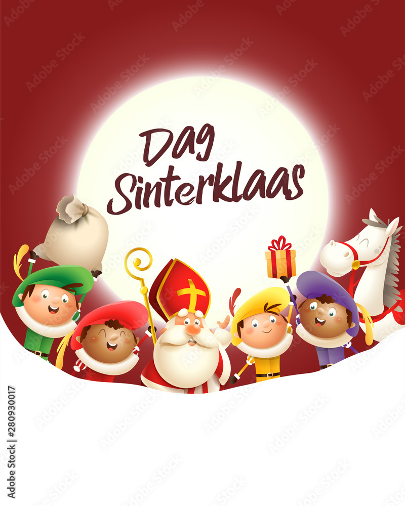 Sinterklaas op bezoek