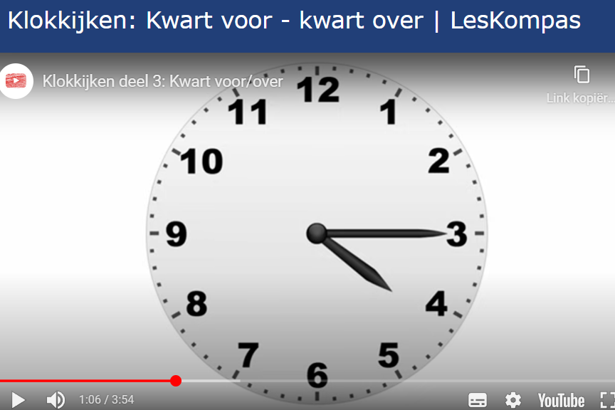 kwart voor en kwart over