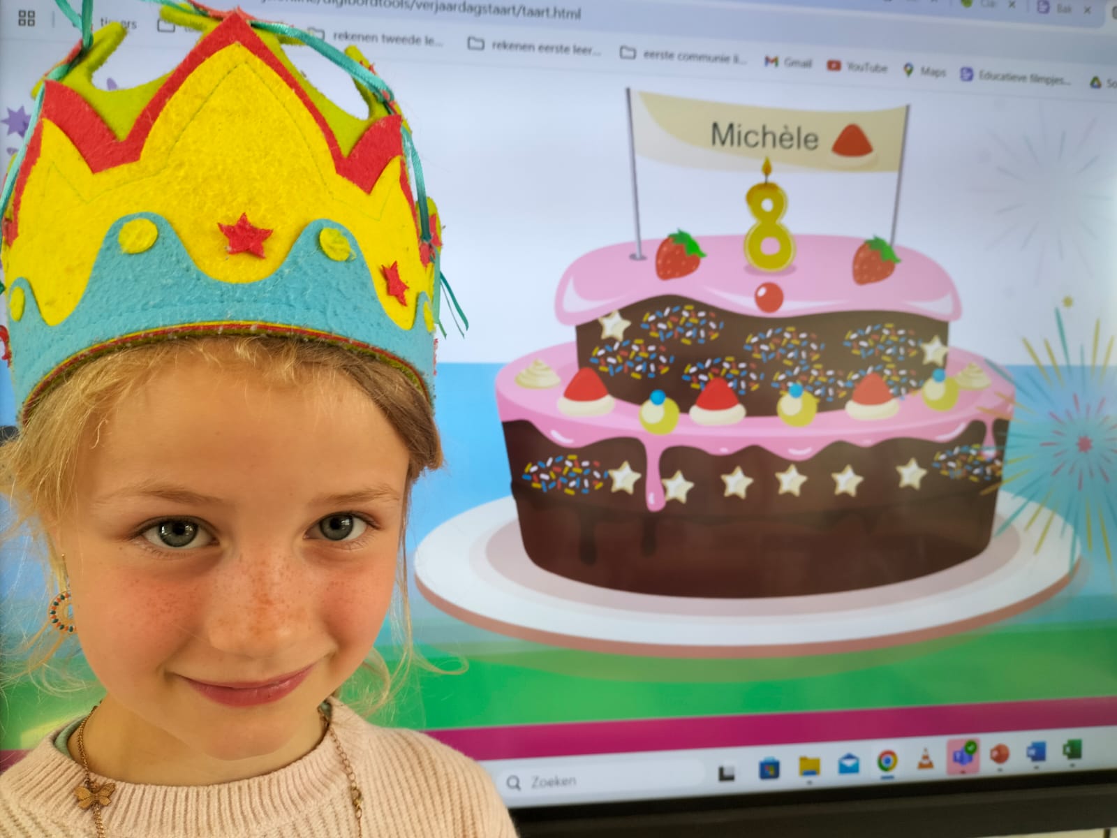 hiep hiep hoera voor Michèle!