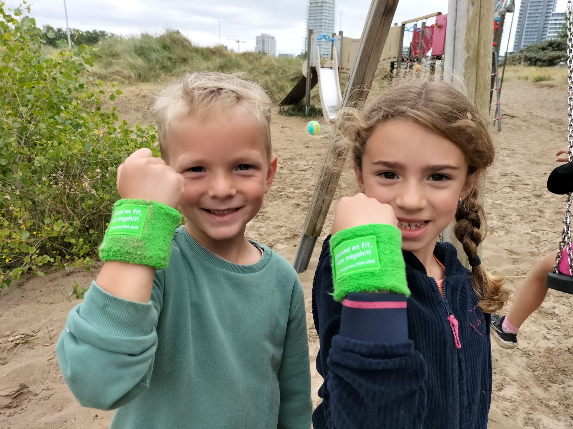 sportdag aan zee