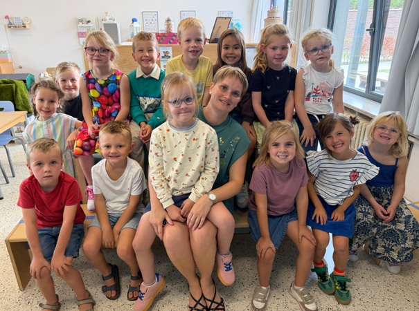Klasfoto 3KC Blauwe klas