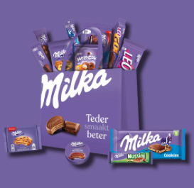 Jaarlijkse koekjesverkoop, chocolade en Milka pakketten van de Oudervereniging in Edewalle