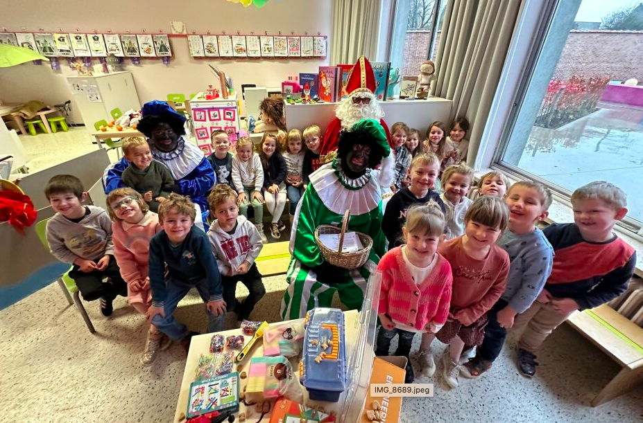 Sinterklaas & Zwarte piet in klas