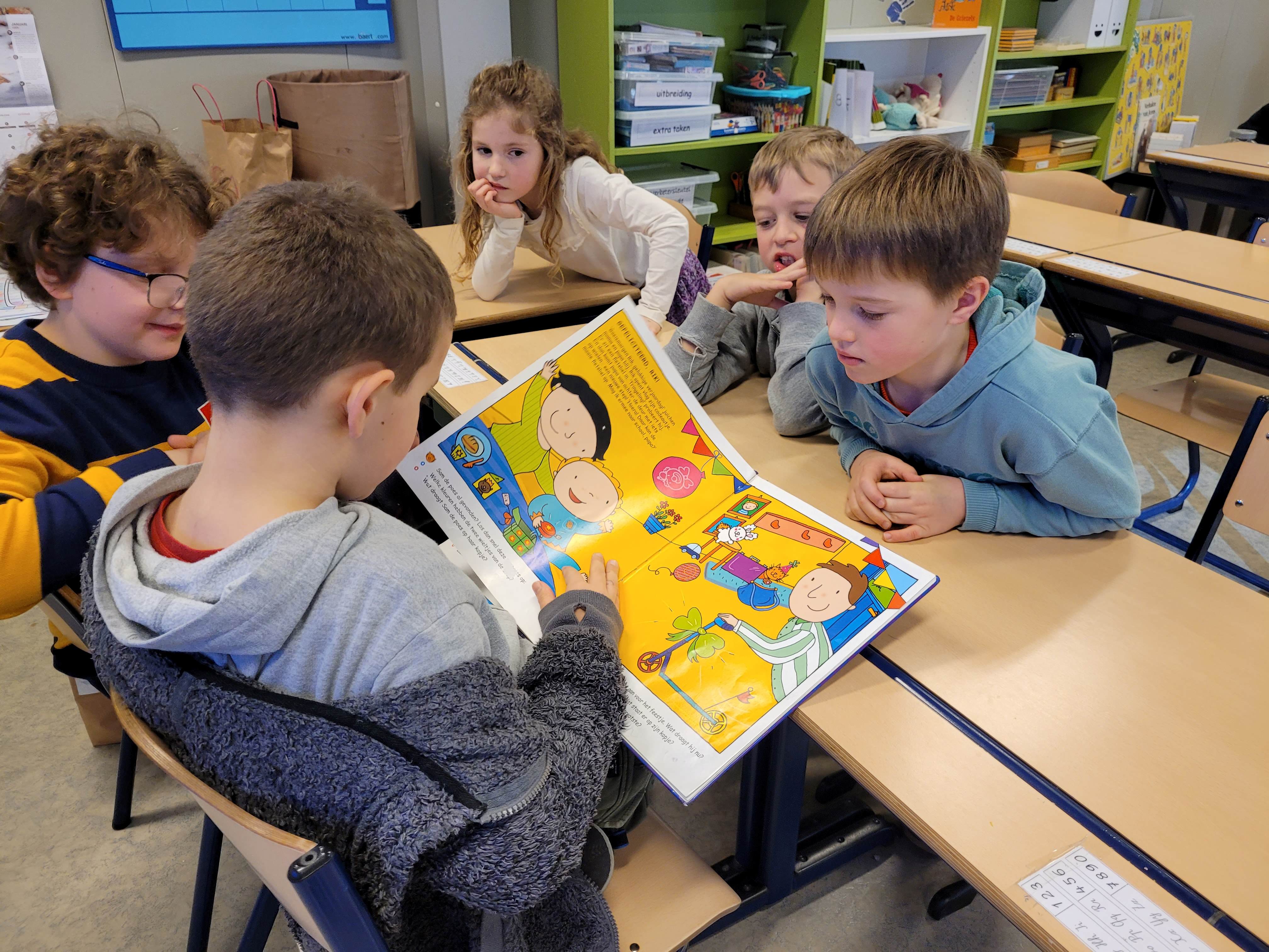 Even terug gingen we vertellen in het eerste leerjaar!